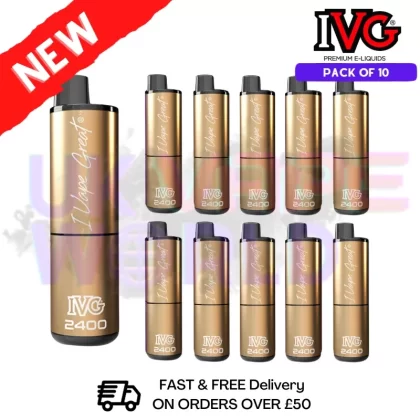 Box Of 10 – Pineapple ICE IVG 2400 Prefilled Vape Pen Kit