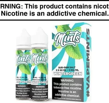WINTERGREEN BY MINTS VAPE CO 120ML - Vapejuice