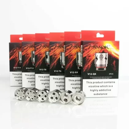 SMOK TFV12 Cloud Beast King Tank V12 Turbo Coils – Pack of 3x Coils