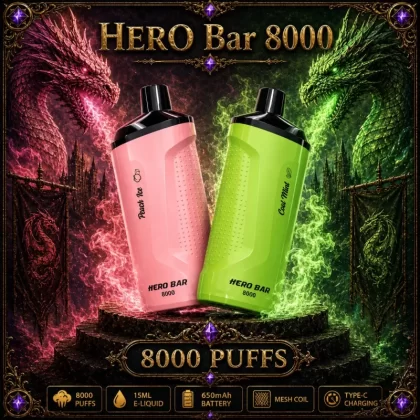 HERO Bar 8000 - Raspberry Jam (BLK Series)
