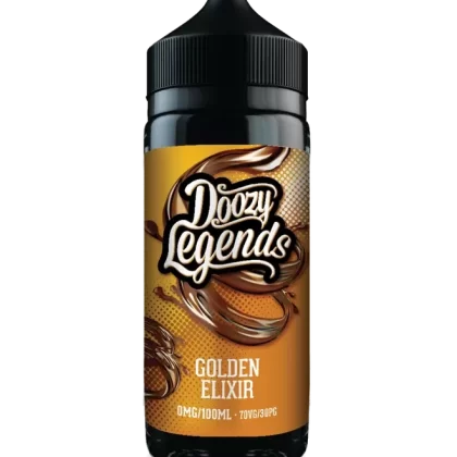 GOLDEN ELIXIR E LIQUID BY DOOZY VAPE CO LEGENDS 100ML 70VG