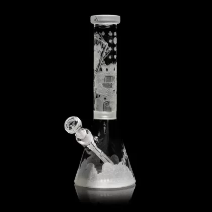 Milky Way Glass 14″ Skull King v2.0 Beaker Bong