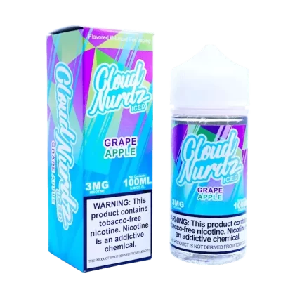 Grape Apple ICED TFN By Cloud Nurdz E-Liquid (100ml)