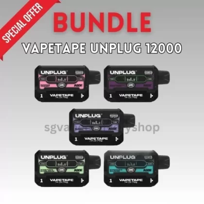 Vapetape Unplug/Offgrid 12000 Puffs Bundle