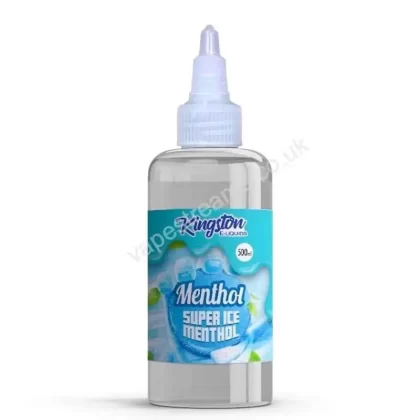 Super Ice Menthol 500ml E-Liquid Shortfill by Kingston - Vapestreams Co