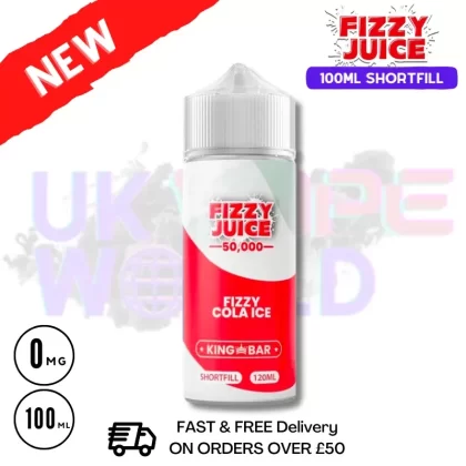 Fizzy Cola Ice Fizzy Juice 100ml E-Liquid – £7.99