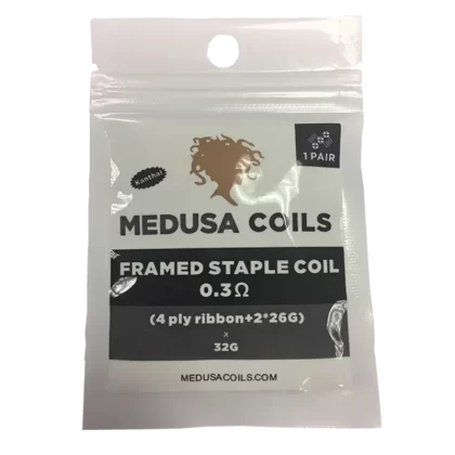 Framed Staple Clapton Pair by Medusa Coils