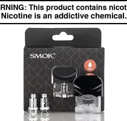 SMOK NORD 5 REPLACEMENT PODS (PACK OF 3) - Vapejuice