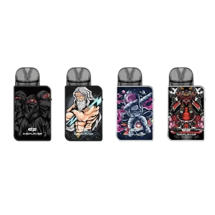 Digiflavor U Pod Kit - Color#ZEUS DARK>NINJA DARK>SAMURAI SILVER>SPACEGANG SILVER
