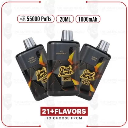 FUMI X CLOUD NURDZ 55K Puff Disposable - Thevapersworld