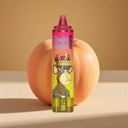 RandM Fumot Tornado 15000 Puffs Mesh 25ml Iced Peach
