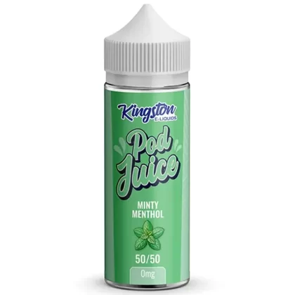 Kingston Pod Juice Minty Menthol 100ml Shortfill