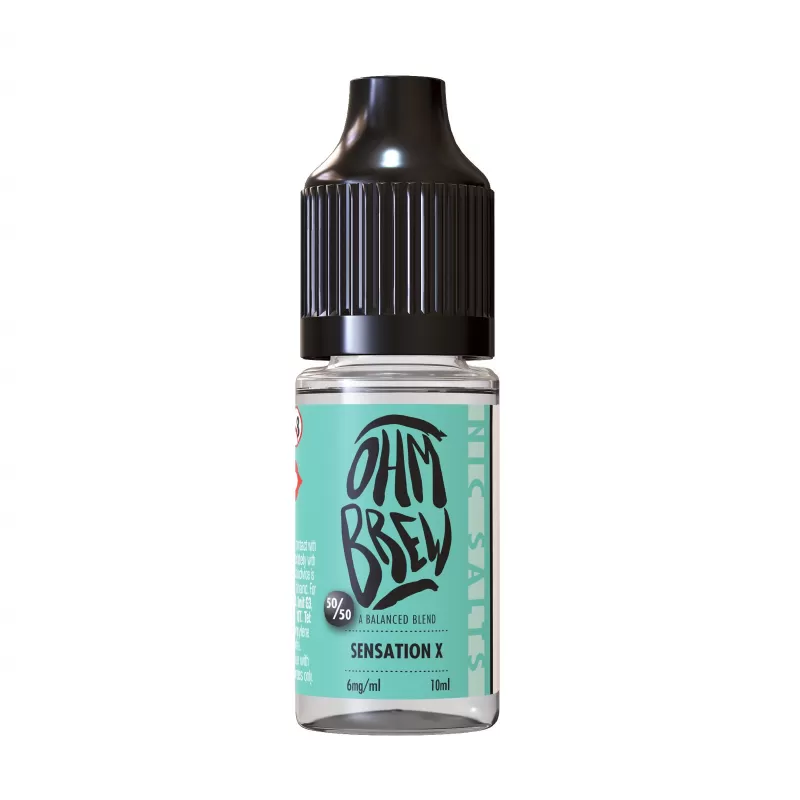 Ohm Brew Salts Sensation X Menthol – 3mg, 6mg, 12mg Nicotine - Vape Product, Vape Product