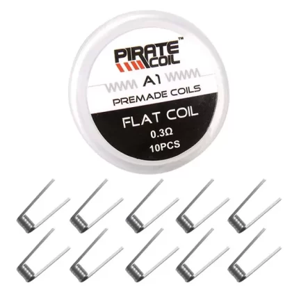 PIRATE COIL 100Pcs A1 Prebuilt Coil 0.2 Ohm