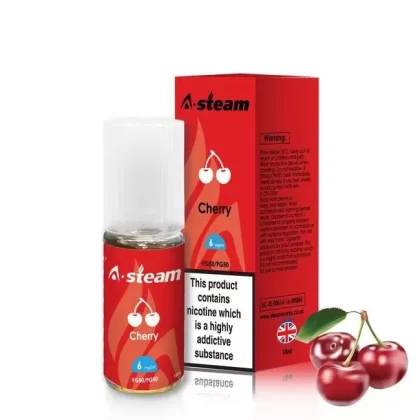 Cherry 50/50 Eliquid 10ml by Steam