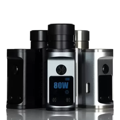 Mechlyfe Paramour DNA80C SBS Mod - Black+Silver, Full Black