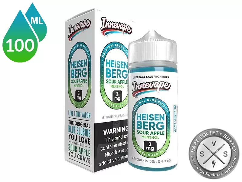 Heisenberg Sour Apple Menthol Innevape 100ml - Vape Product, Vape Product - Image 3