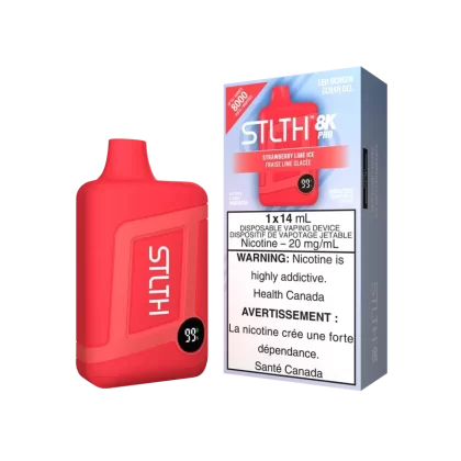 STLTH BOX 8K PRO DISPOSABLE – STRAWBERRY LIME ICE