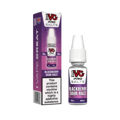 Blackberry Sour Razz Nic Salt E-Liquid by IVG Pro