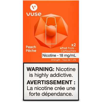 VUSE PODS – PEACH - Ecigdepot