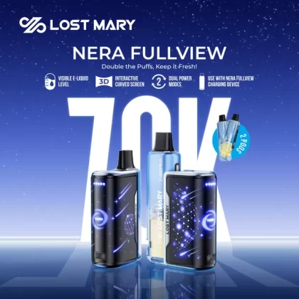 Lost Mary Nera Fullview 70K POD - Pink & Blue