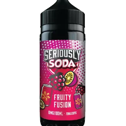 DOOZY SERIOUSLY SODA FRUITY FUSION 100ML SHORTFILL E-LIQUID