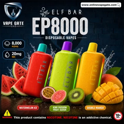 Elf Bar EP8000 Disposable Vapes 8,000 Puffs - Double Mango / 20 mg