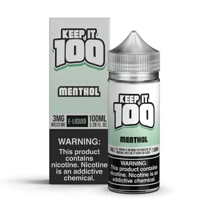 Keep It 100 Menthol 100ML - Vape Product, Vape Product