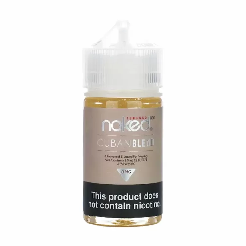 Naked 100 Tobacco Zero Nicotine Vape Juice 60ml - Image 3