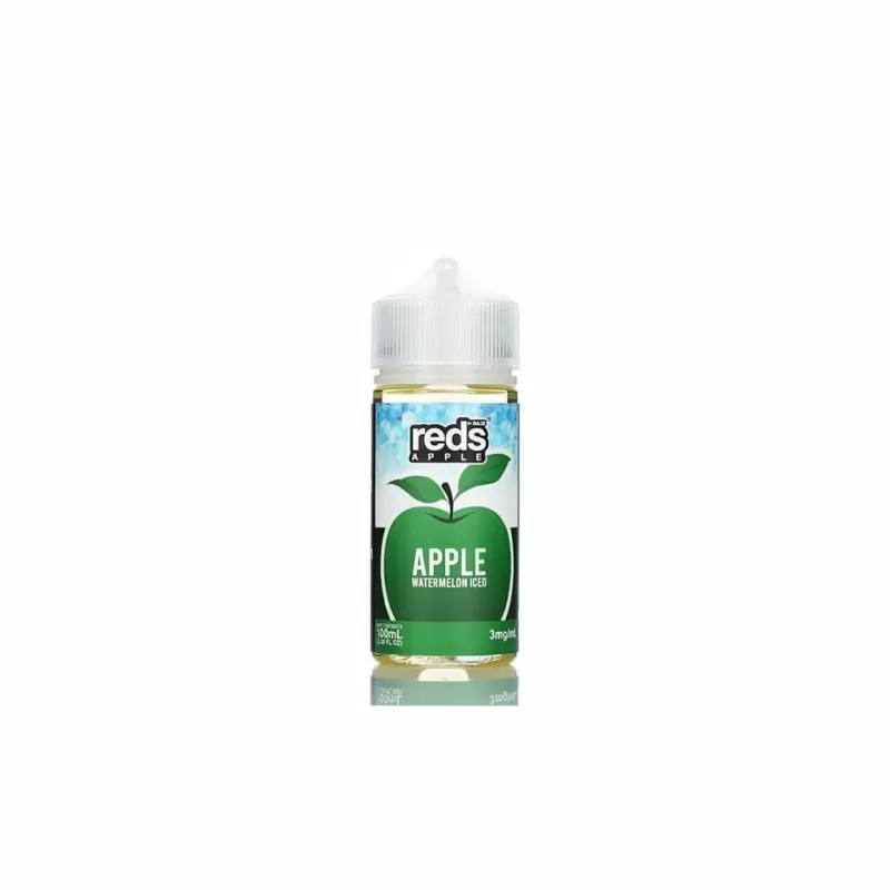 7 Daze – Reds Apple ICED eJuice Watermelon – 100ml - Randmvapesaustraliawholesale - Image 2