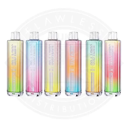 Juicy Pod NOVAMAX 10K Prefilled Vape Kit - Flavours#Banana Ice>Blueberry Sour Raspberry>Blue Razz Lemonade>Blue Razz Cherry>Blue Razz GB>Cherry Ice>Cherry Berry>Cherry Cola>Fresh Mint>Juicy