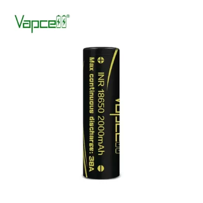 Original VapCell Vape 18650 Battery Cell 2000mAh 38A
