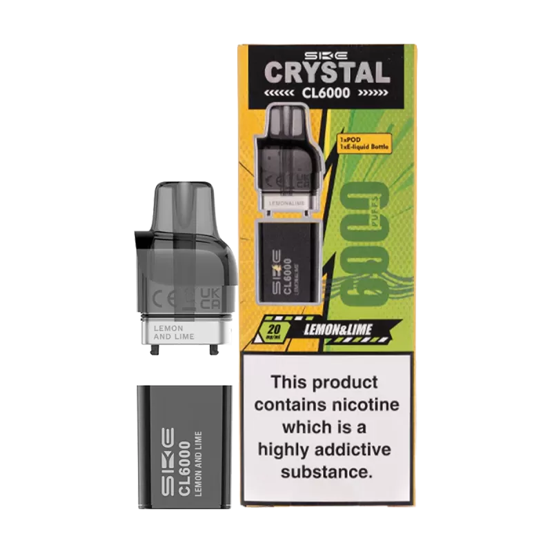 Lemon and Lime SKE Crystal CL6000 Pods - Ecigwizard