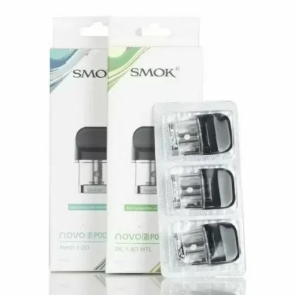 Smok NOVO 2 Pods Replacement Coils Cartridge Pack of 3x 1.4Ω MTL Mesh