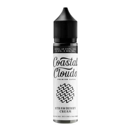 Strawberry Cream Coastal Clouds E-Juice - Consumer; Vape Product, Vape Product; Single