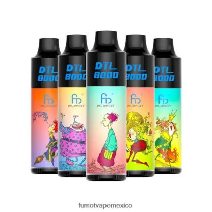 Fumot DTL Pluma vaporizador desechable 8000 – 16 ml (1 pieza) menta de arándanos H0XPTX416 Fumot Shop
