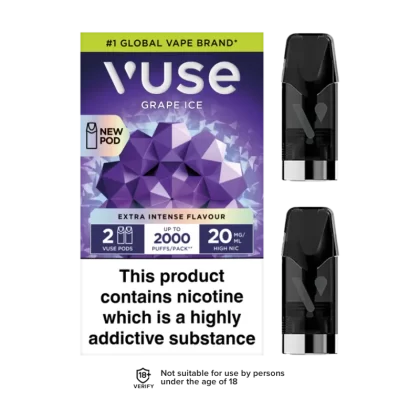 Grape Ice Vuse Pro Pods - 20mg - Vape Product