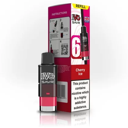 IVG SAVR Cherry Ice Refill - Vape Store