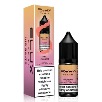 ELUX PINK LEMONADE Nic Salt (10pk) 10mg 20mg Vape Juice Liquid