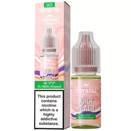 Juicy Peach Nic Salt E-Liquid Original Series by SKE Crystal (10ml) - 20mg