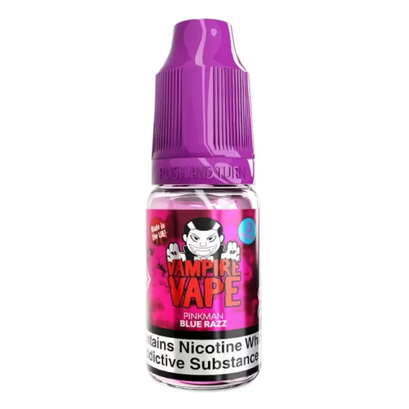 Pinkman Blue Razz E-Liquid by Vampire Vape (10ml) - 12mg