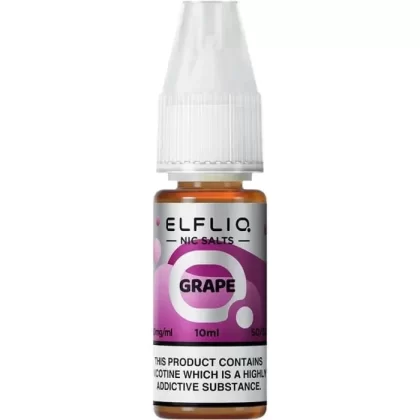 Grape By Elfbar Elfliq Nic Salt 10ml - 20mg
