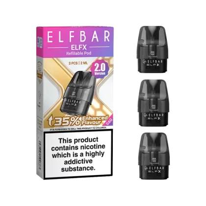 Elfbar ELFX 2.0 Pods - 0.6 Ohm - Vapeshop Co