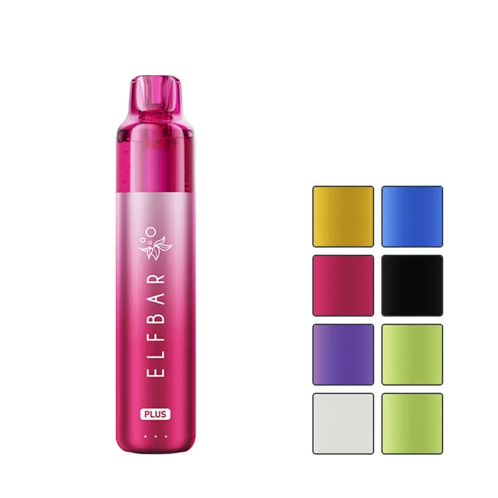 Elf Bar Plus 12 Prefilled Pod Kit - Blueberry Sour Raspberry - Ukecigstore