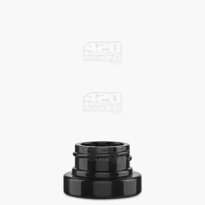 Glossy Black Glass Concentrate Containers | 28mm – 5mL – 504 Count - Ejuicewarehouse