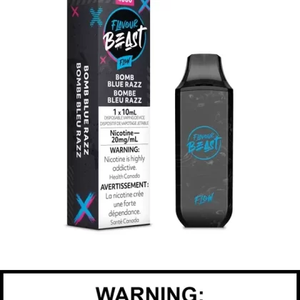 Bomb Blue Razz by Flavour Beast Flow Disposable Vapes