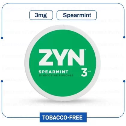 Buy ZYN 3 MG Spearmint Flavor Nicotine Pouch Online