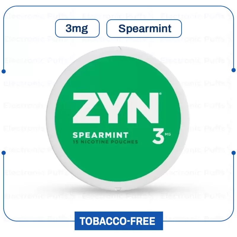 Buy ZYN 3 MG Spearmint Flavor Nicotine Pouch Online