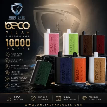Vaptio - Beco Plush Disposable Vape (10,000 Puffs) - Watermelon Ice / 20 mg