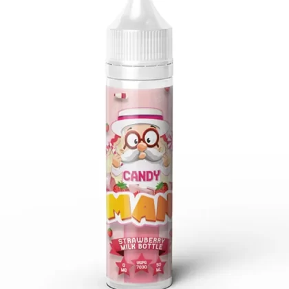 Candy Man Strawberry Milk Bottle E-Liquid 60ml
